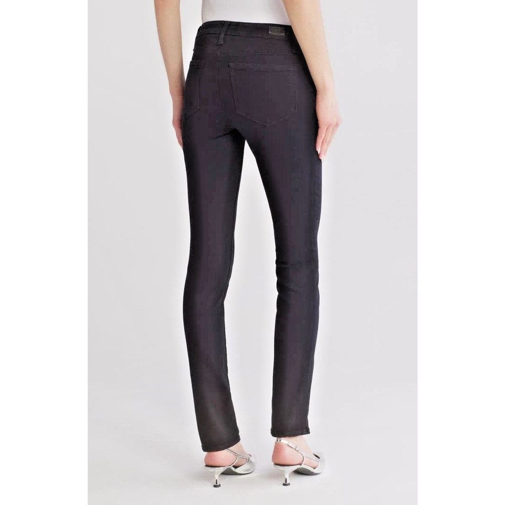 NWT PAIGE Skyline Skinny Jeans Black Overdye Size 31 / 10 12 Excellent Condition